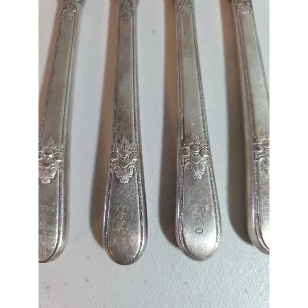 Vintage Esso Gas Oil Advertising 1847 Rogers Bros Adoration Silverware Knife Set